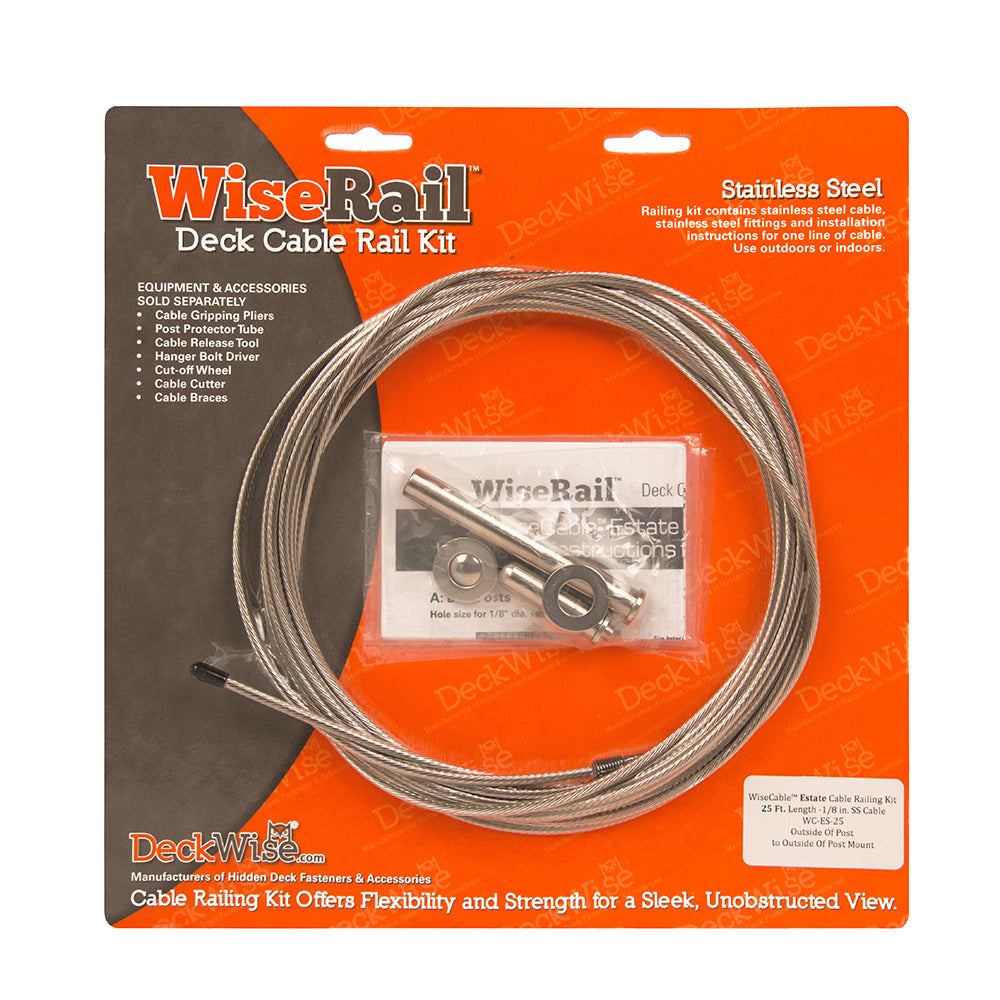 WiseCable™ Estate Series Cable Railing Kit