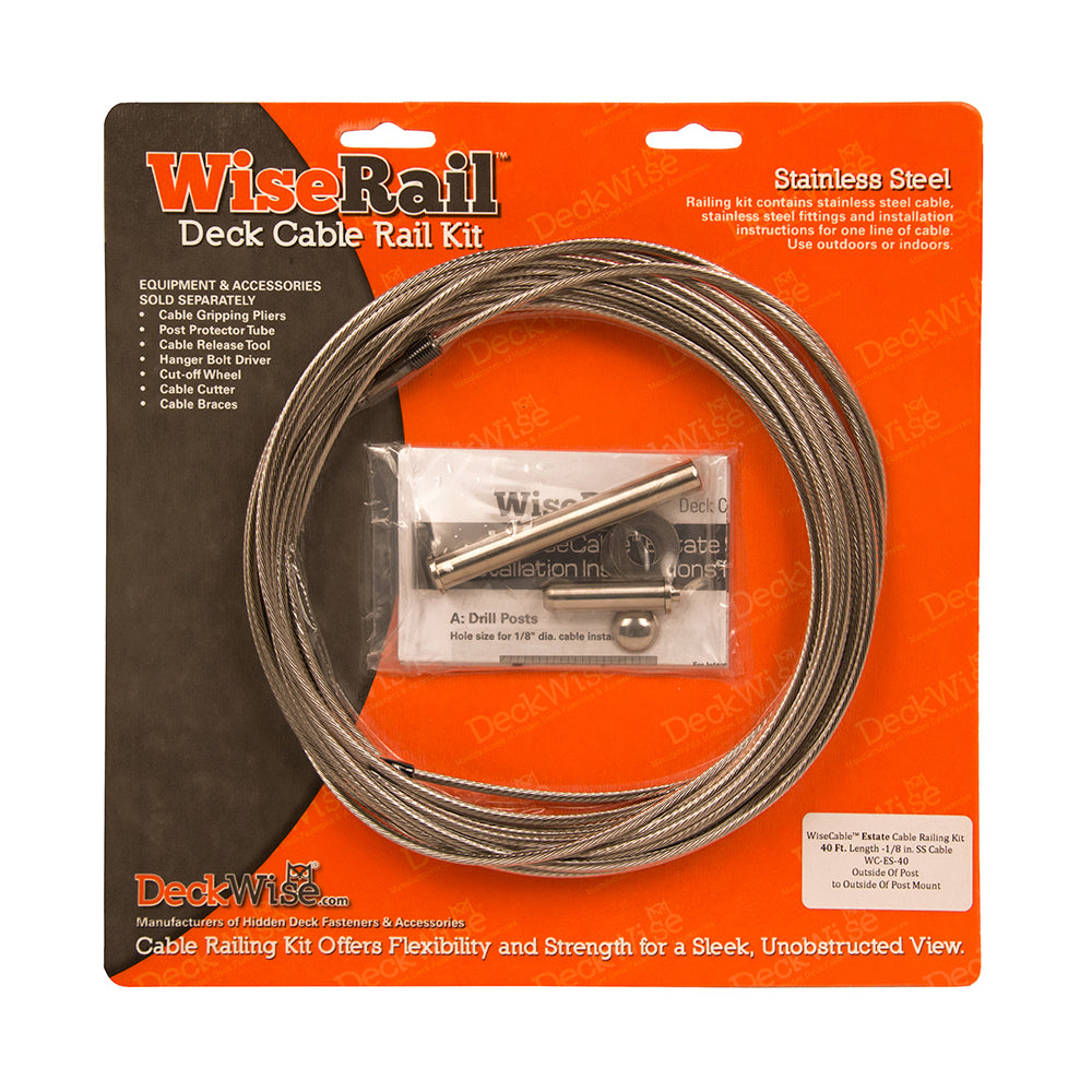 WiseCable™ Estate Series Cable Railing Kit