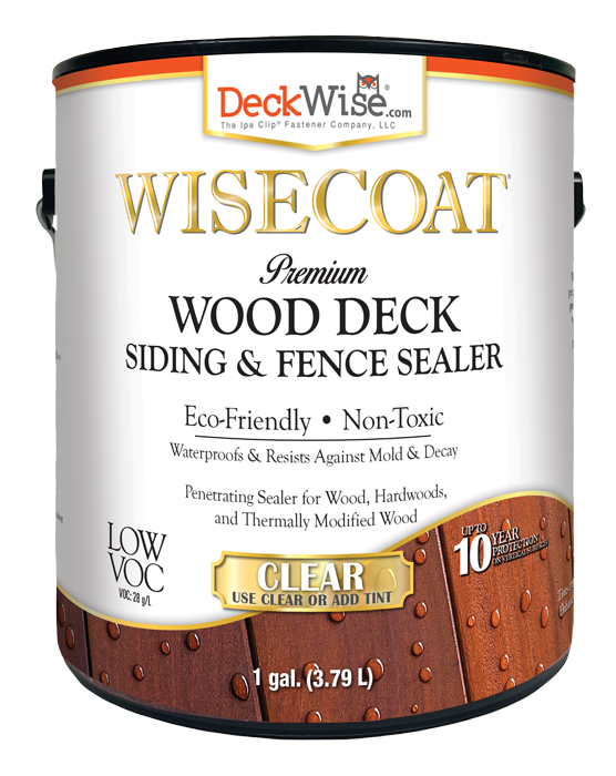 WiseCoat® Premium Wood Deck, Siding, & Fence Sealer