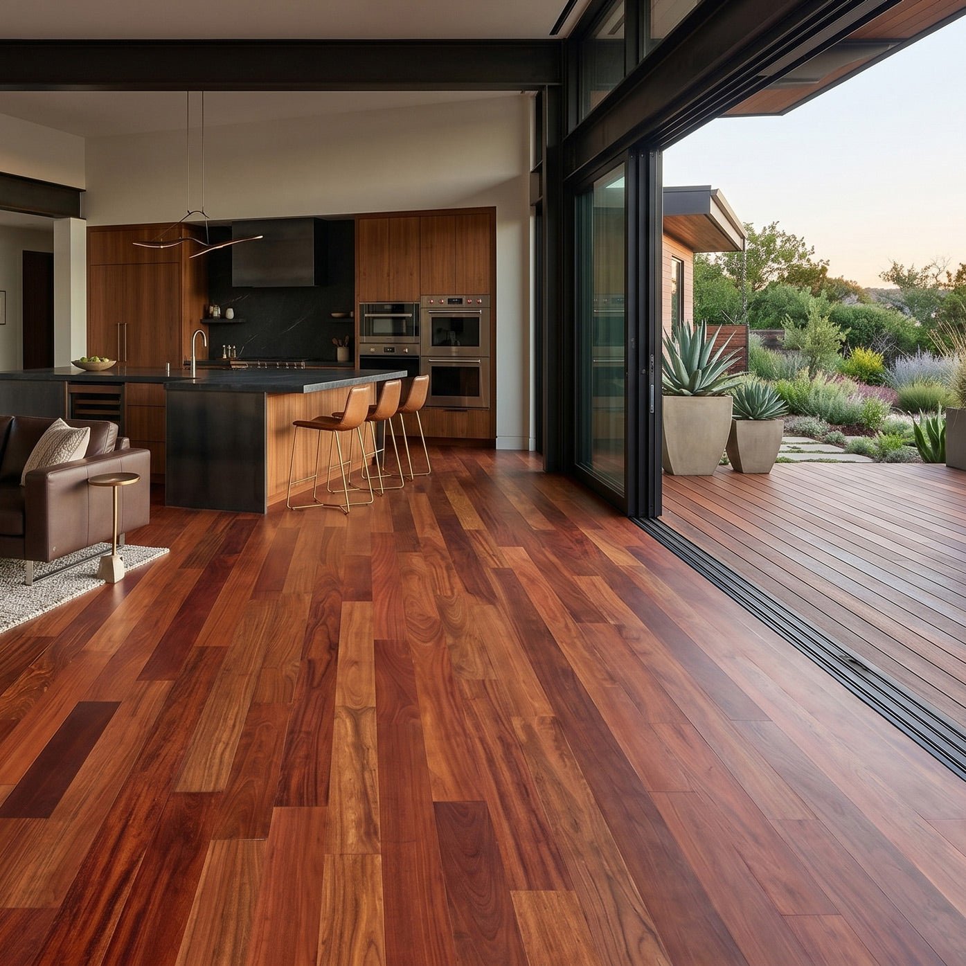 Brazilian Cherry (Jatoba) Solid Flooring 0.75″ x 3.25″ Prefinished Satin, $5.50/sqft - Ipe Depot