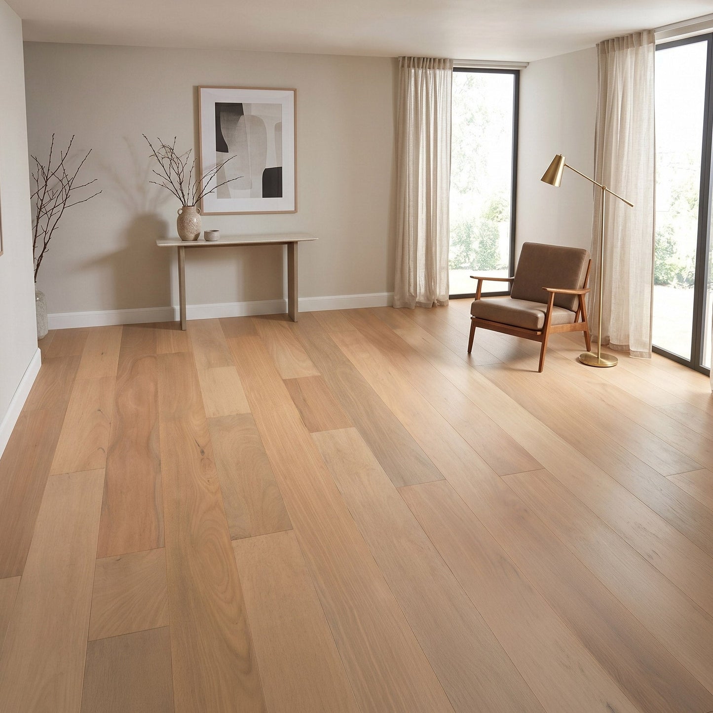 Brazilian Oak (Tauari) Mist Engineered Flooring 0.5625″ x 7″ Prefinished, Matte, $5.97/sqft - Ipe Depot
