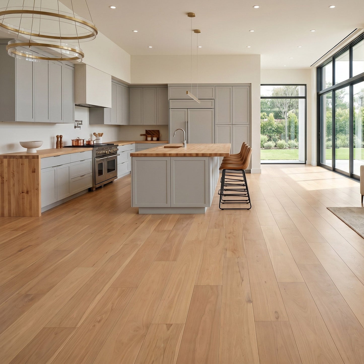 Brazilian Oak (Tauari) Mist Engineered Flooring 0.5625″ x 7″ Prefinished, Matte, $5.97/sqft - Ipe Depot