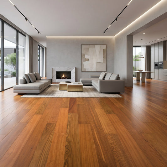 Brazilian Cherry (Jatoba) Engineered Flooring 0.5625″ x 7″ Prefinished, Satin, $6.97/sqft - Ipe Depot