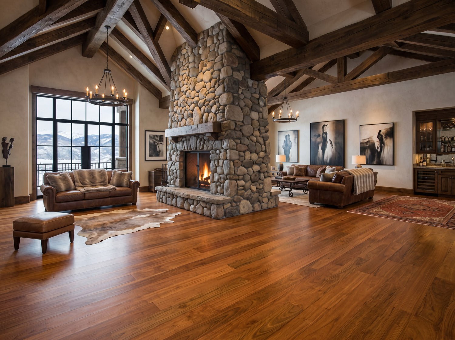 Brazilian Cherry (Jatoba) Engineered Flooring 0.5625″ x 7″ Prefinished, Satin, $6.97/sqft - Ipe Depot