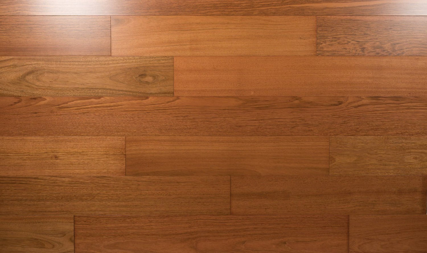 Brazilian Cherry (Jatoba) Engineered Flooring 0.5625″ x 7″ Prefinished, Satin, $6.97/sqft - Ipe Depot