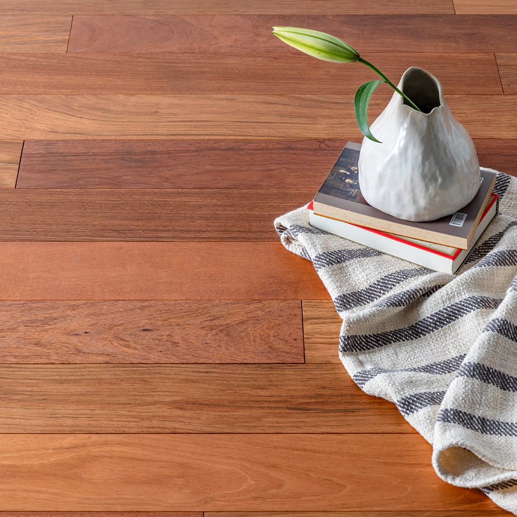 Brazilian Cherry (Jatoba) Solid Flooring 0.75″ x 5″ Prefinished Satin, $5.67/sqft - Ipe Depot