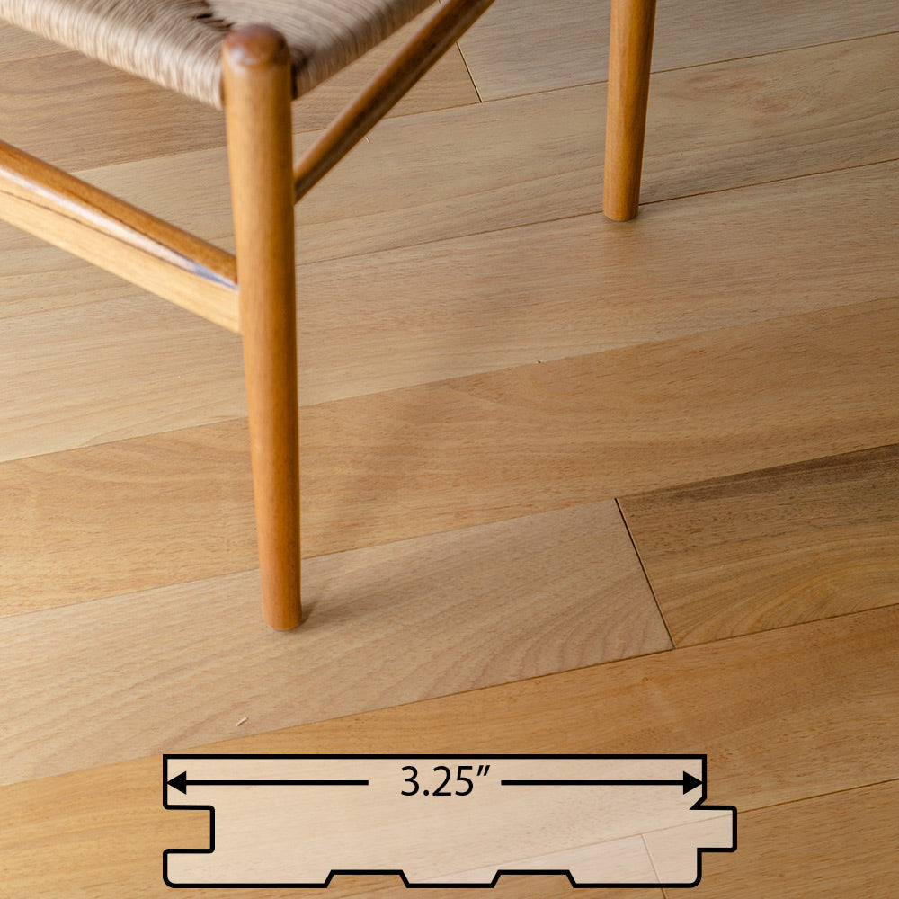 Brazilian Oak (Tauari) Solid Flooring 3.25″ Prefinished Matte, $5.37/sqft