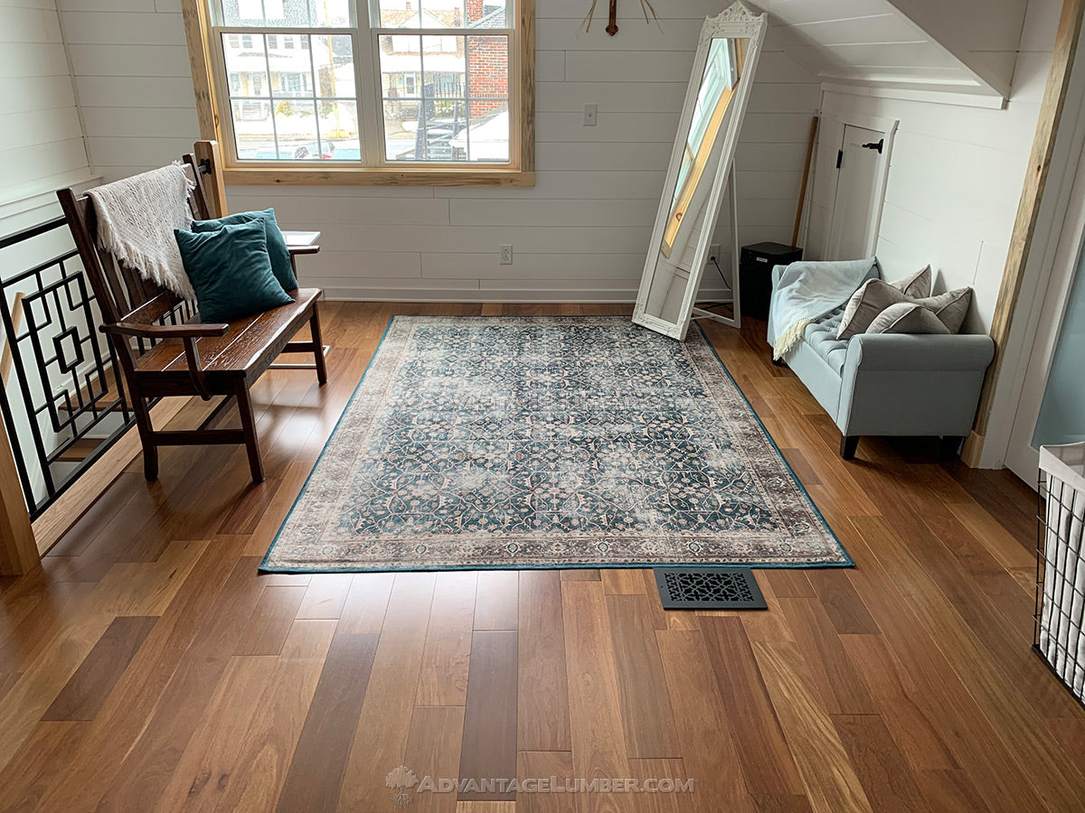 Cumaru (Brazilian Teak) Engineered Flooring 5″ Prefinished Satin, $5.43/sqft