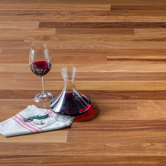 Cumaru (Brazilian Teak) Engineered Flooring 5″ Prefinished Satin, $5.59/sqft