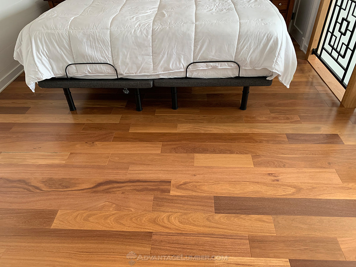 Cumaru (Brazilian Teak) Solid Flooring 5″ Prefinished Satin, $6.69/sqft