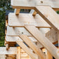3x6 Western Red Cedar - Select Knotty (STK) Appearance Grade - Rough/Green
