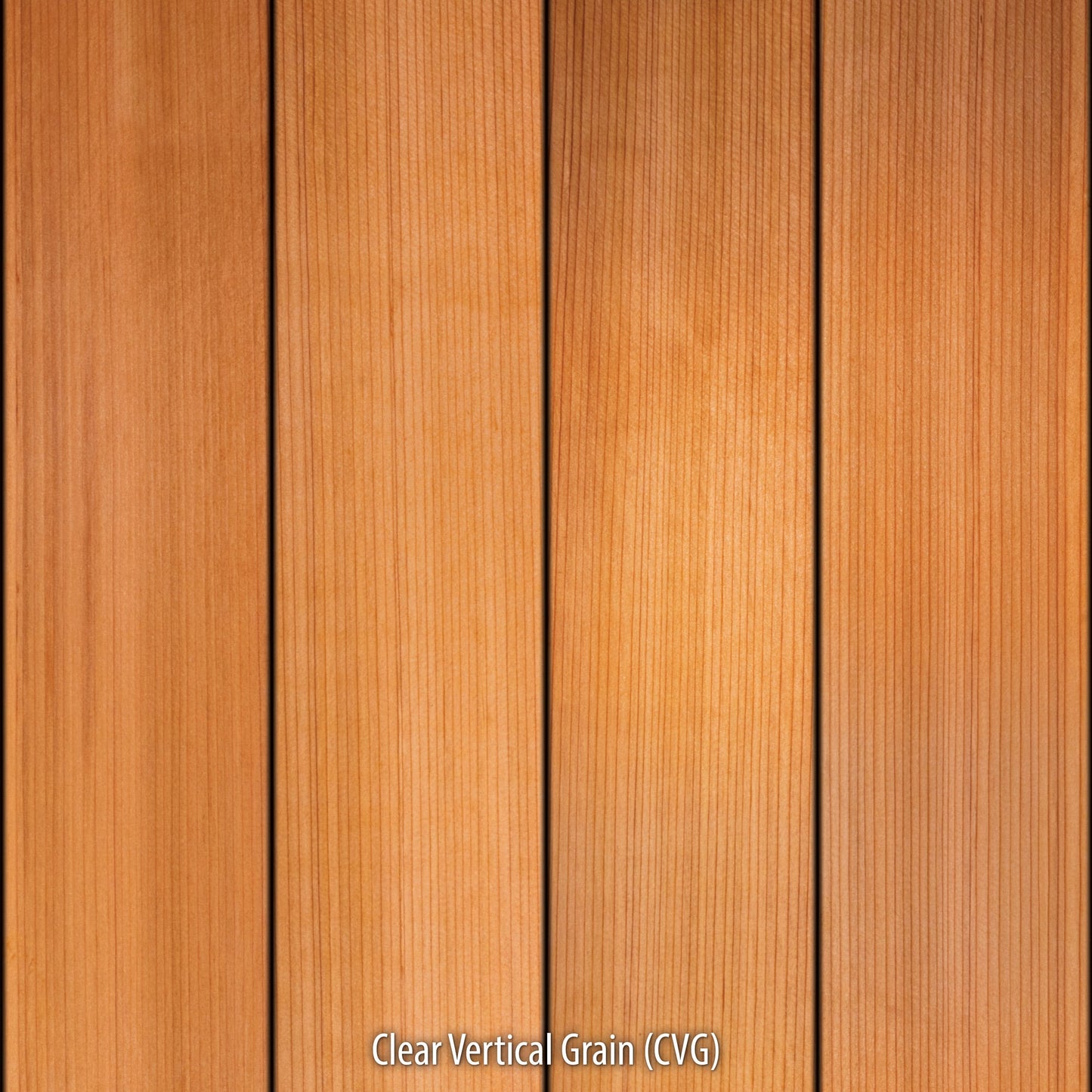 1x6 Western Red Cedar Pre-Grooved - Clear Vertical Grain (CVG) - S4S/KD