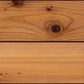 1x10 Western Red Cedar - Select Knotty (STK) Appearance Grade - S1S2E/KD