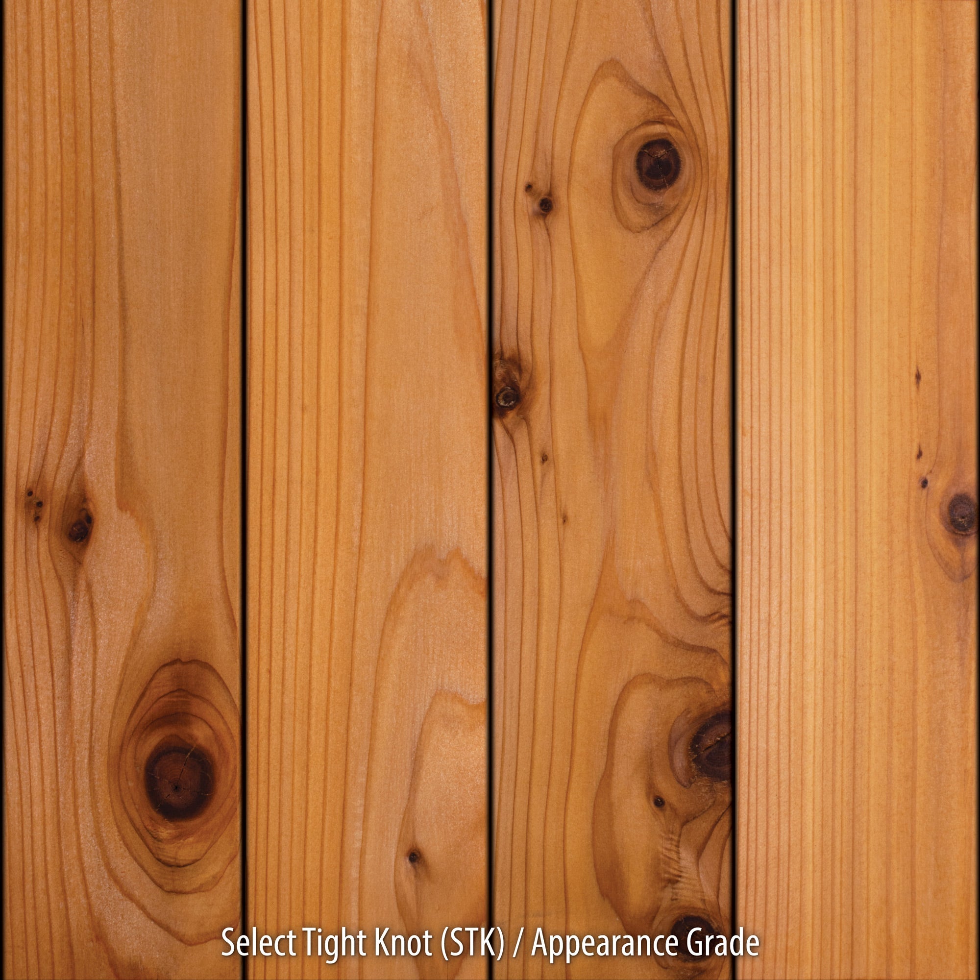 1x6 Western Red Cedar One-Sided Pre-Grooved - Select Knotty (STK 1x6 Western Red Cedar One-Sided Pre-Grooved - Select Knotty (STK