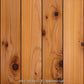 5/4x6 Western Red Cedar 45° V-Groove - Select Knotty (STK) Appearance Grade S4SEE