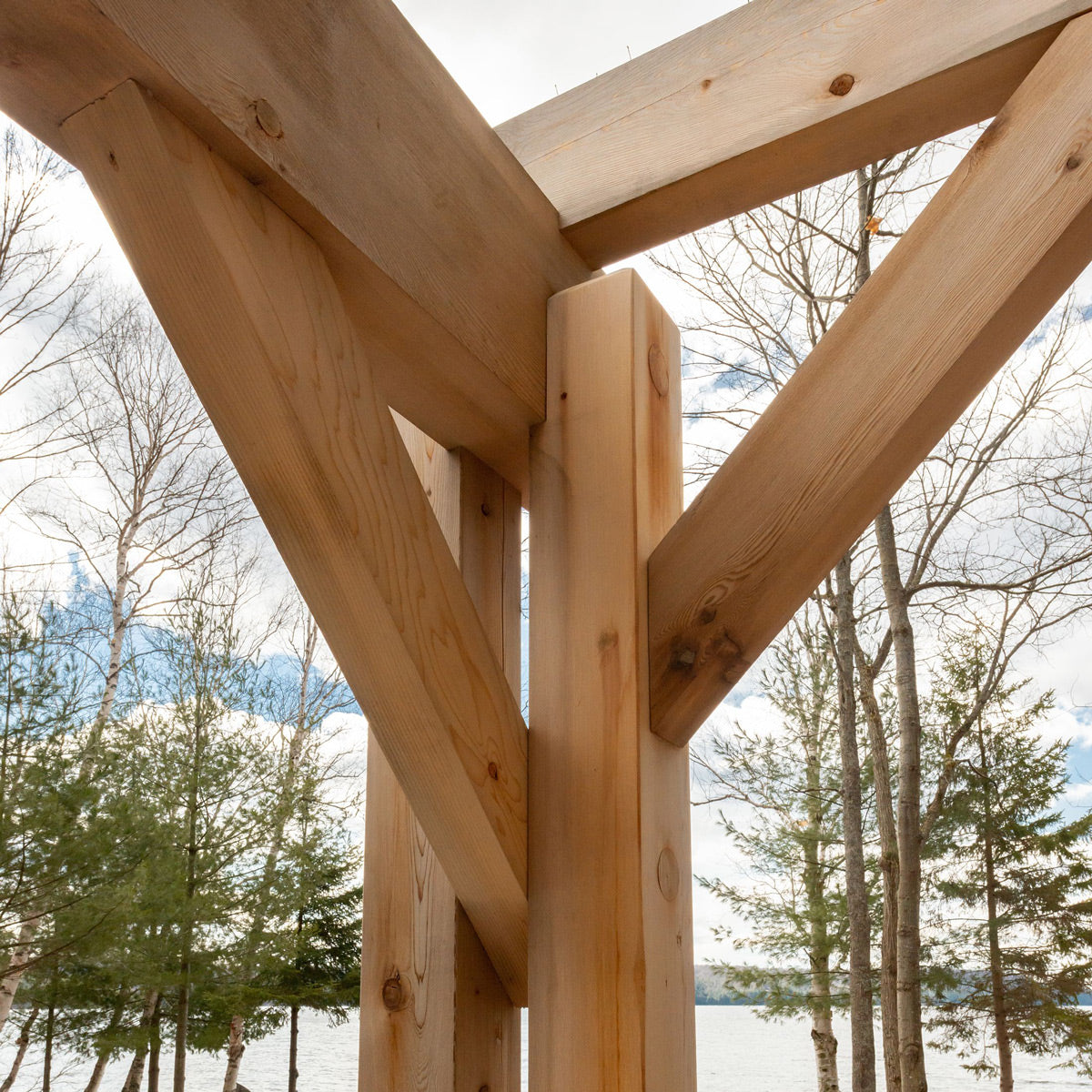 4x4 Western Red Cedar - Select Knotty (STK) Appearance Grade - S4S/Green