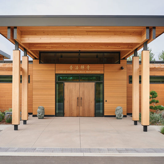 6x6 Western Red Cedar - Select Knotty (STK) Appearance Grade - Rough/Green