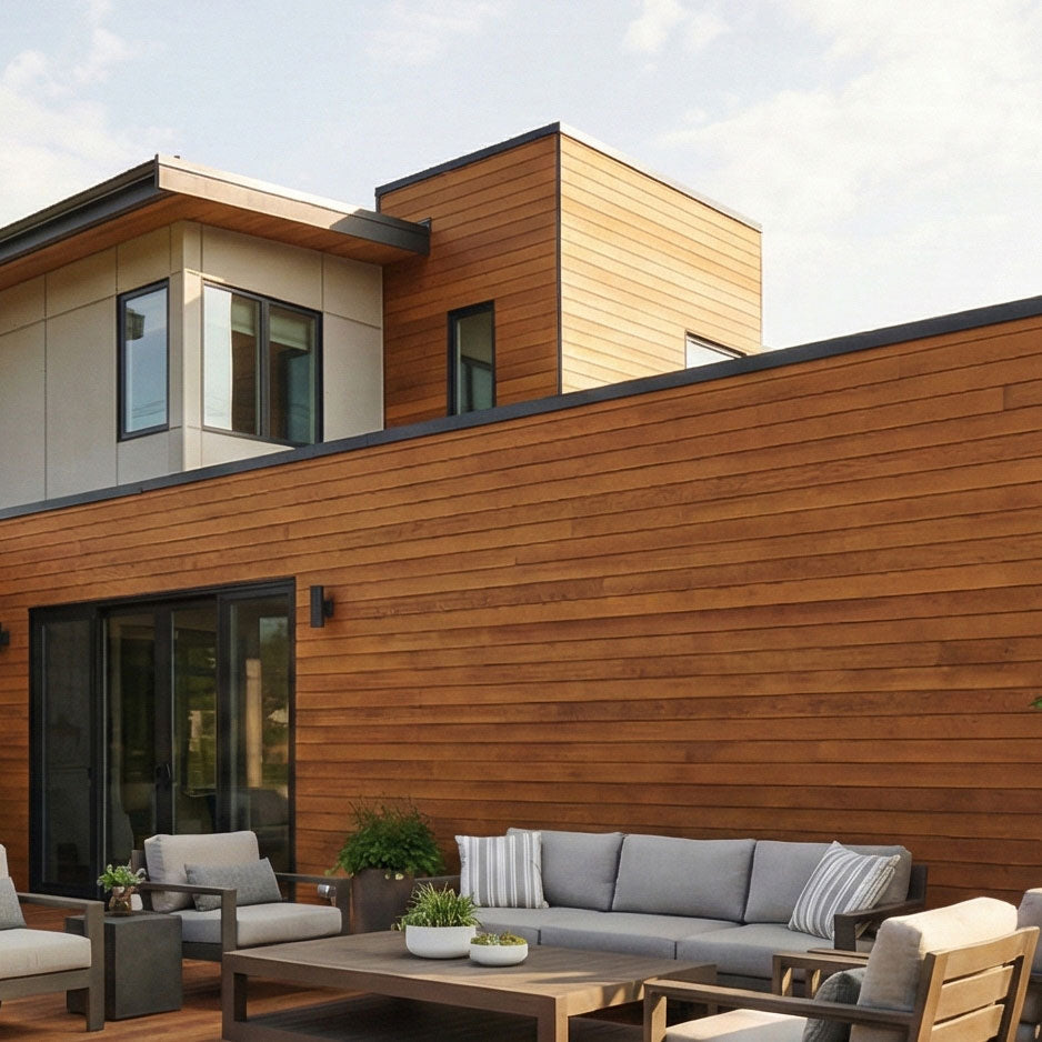 1x6 Western Red Cedar Pre-Grooved - Select Knotty (STK) Appearance Grade - S1S2E/KD