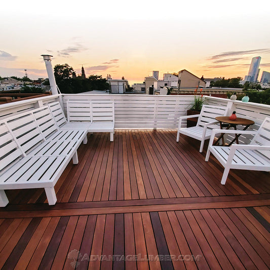 1x4+Plus Cumaru Pre-Grooved 6'-18' Deck Surface Kit