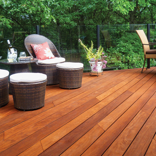 1 x 6 +Plus® Cumaru Wood Pre-Grooved Decking (21mm x 6)