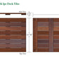 Tigerwood Advantage Deck Tiles® 24 x 48 - Smooth