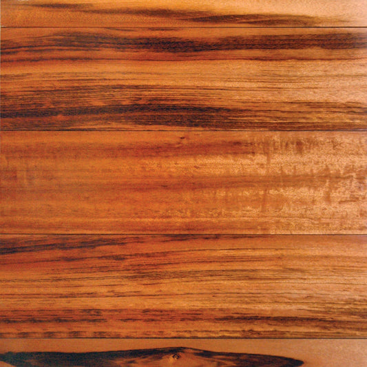 Tigerwood (Goncalo Alves, Muiracatiara, Brazilian Koa) Solid Flooring 3.25″ Unfinished, $5.47/sqft