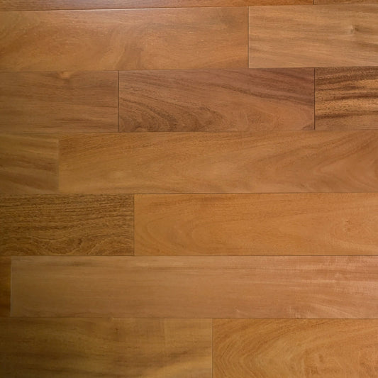 Garapa Solid Flooring 0.75″ x 3.25″ Prefinished Satin, $5.48/sqft - Ipe Depot