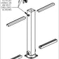 TimberTech® Impression Rail Express® Glass Panel Bracket Kit