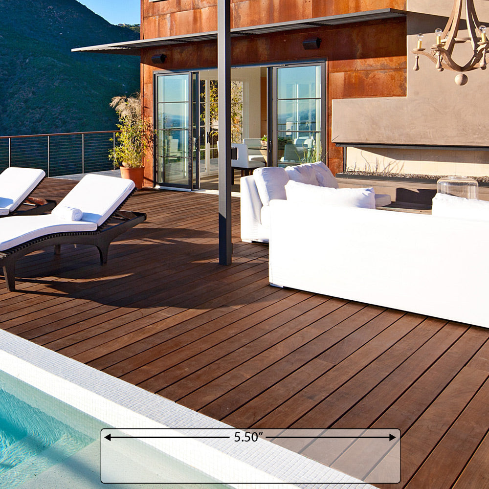 5/4 x 6 Ipe Wood Decking