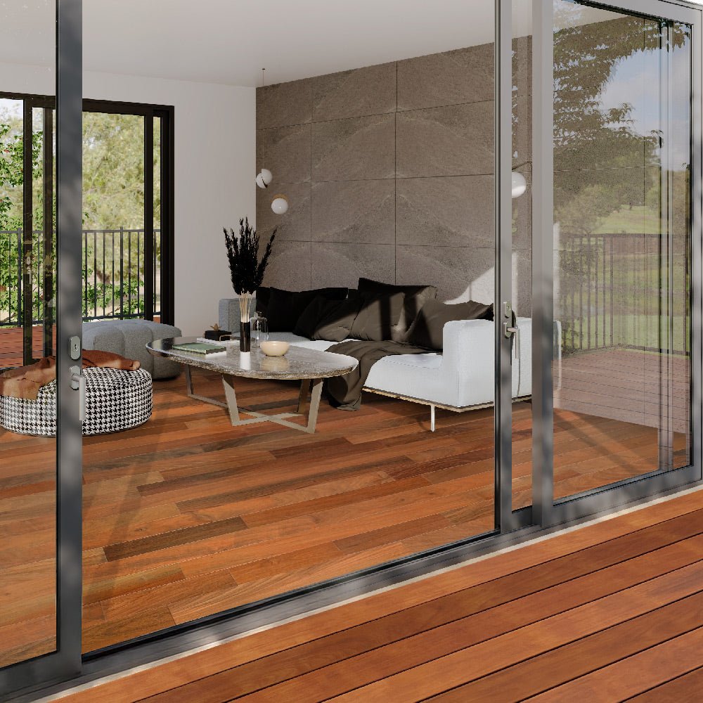 Ipe (Brazilian Walnut) Solid Flooring 0.75″ x 3.25″ Prefinished Satin, $5.93/sqft - Ipe Depot