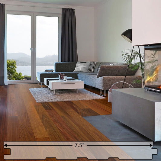 Ipe (Brazilian Walnut) Engineered Flooring 0.625″ x 7.5″ Prefinished Satin, $6.78/sqft - Ipe Depot