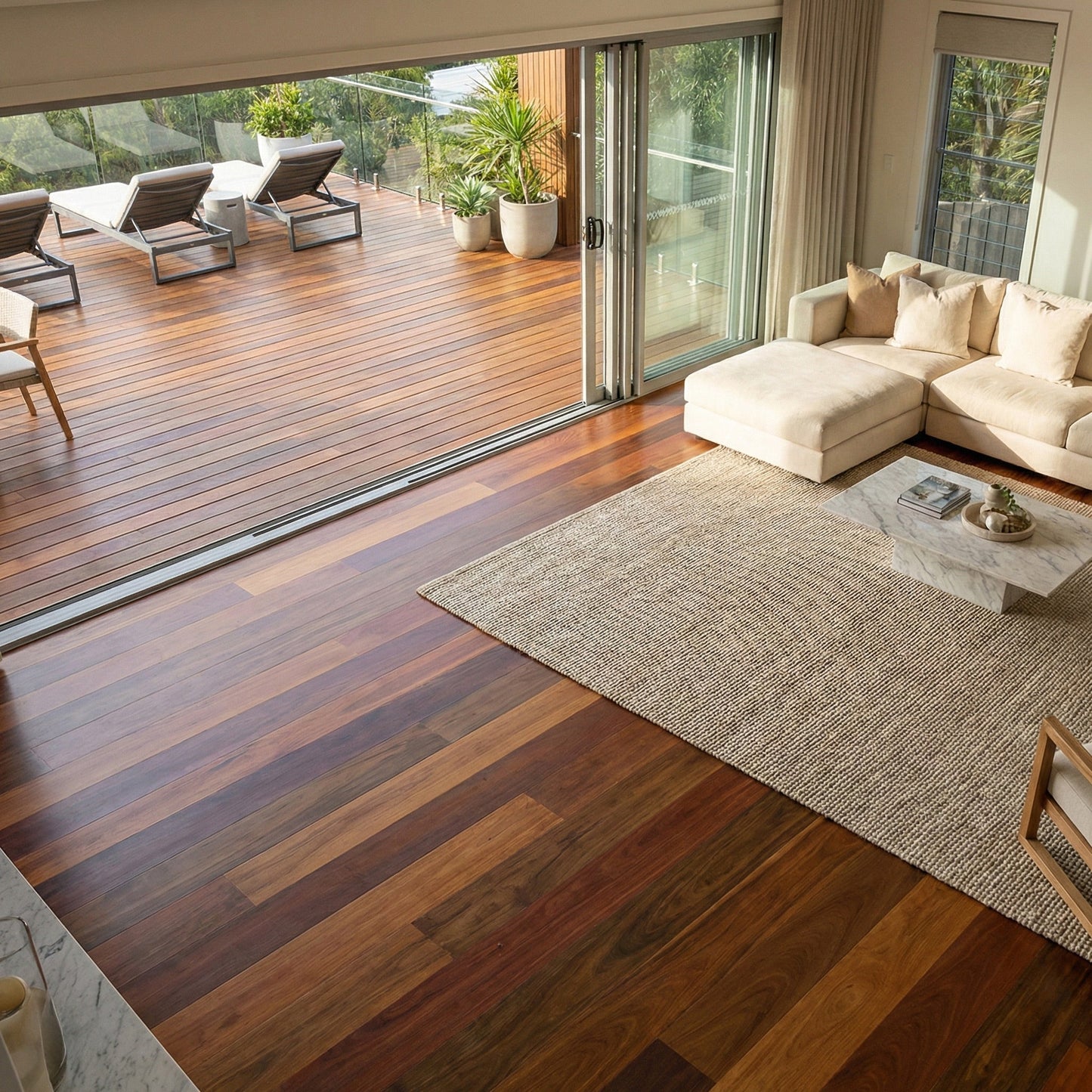 Ipe (Brazilian Walnut) Solid Flooring 0.75″ x 5″ Prefinished Satin, $8.97/sqft - Ipe Depot