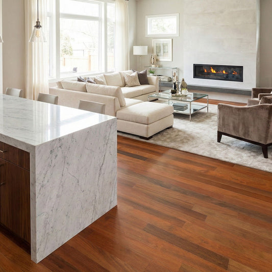 Ipe (Brazilian Walnut) Solid Flooring 0.75″ x 5″ Unfinished, $8.57/sqft - Ipe Depot