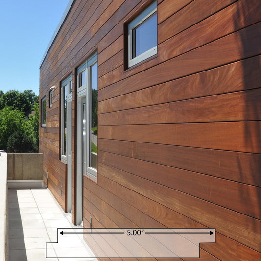 5/4 x 6 Ipe Shiplap Siding