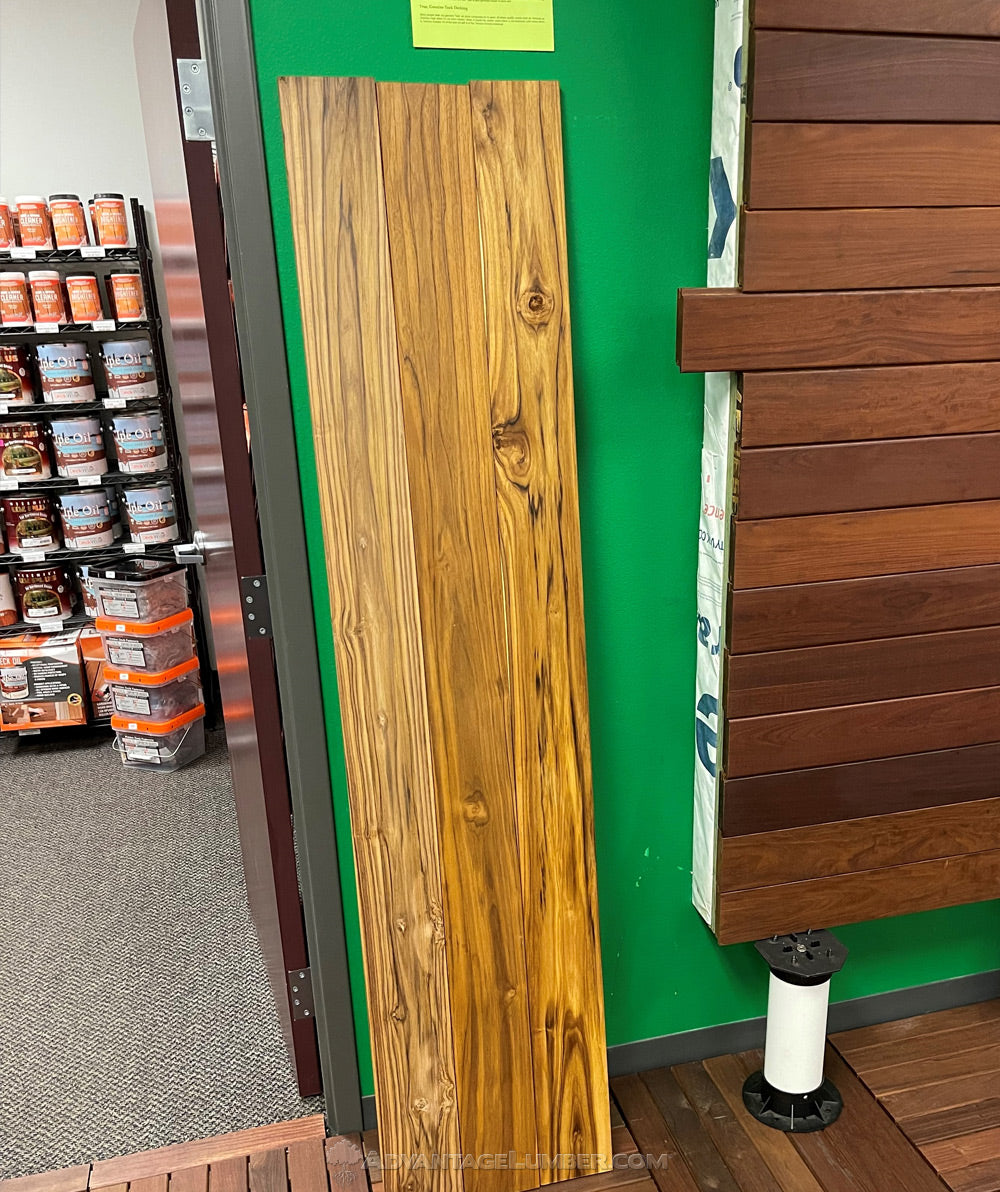 1 x 6 Teak - Plantation Shiplap (Select Grade)