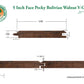 1 x 6 End-Matched V-Groove Pecky Bolivian Walnut, Prefinished