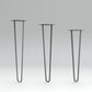 2 Pin Raw Steel Hairpin Table Leg