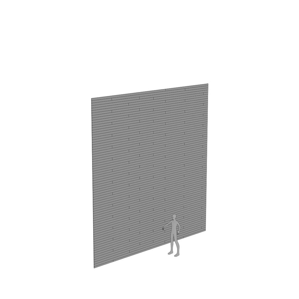 1x4 Teak 60° V-Joint 5'-8' Surface Kit
