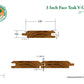 1x4 Plantation Teak End-Matched V-Groove Prefinished, Character Grade