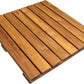 FSC Teak - Plantation Deck Tiles 24 x 24 - Smooth
