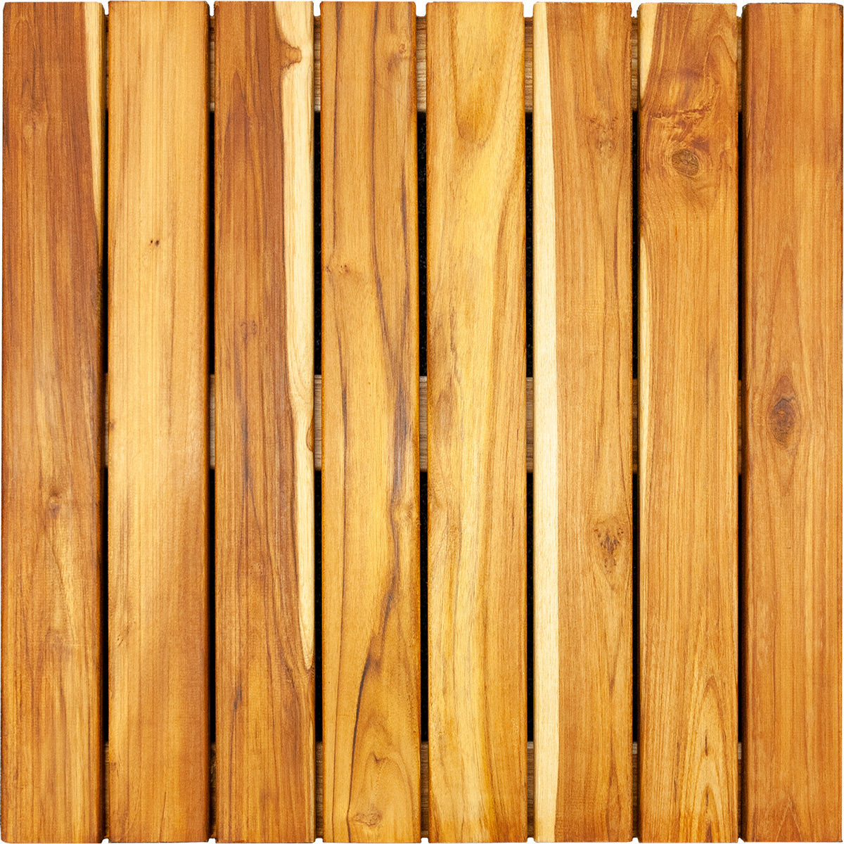 Teak - Plantation Advantage Deck Tiles® 24 x 24 - Smooth