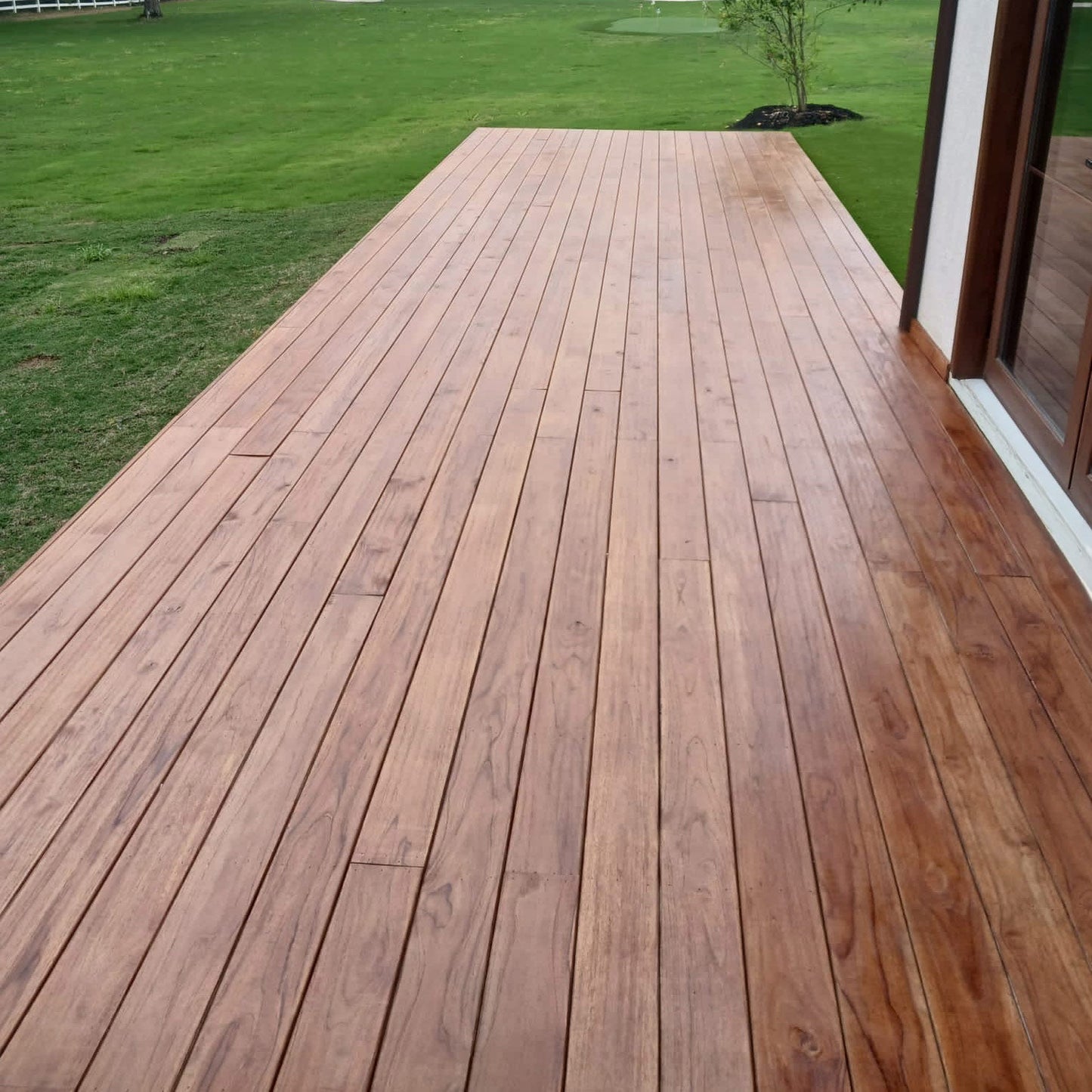 FSC® 1 x 4 Teak - Plantation Pre-Grooved Decking