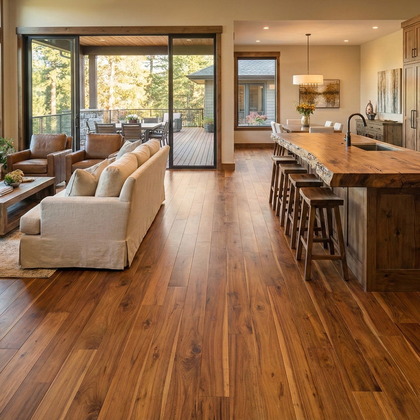 Teak Solid Flooring 0.75″ x 5″ Prefinished Satin, $6.62/sqft - Ipe Depot
