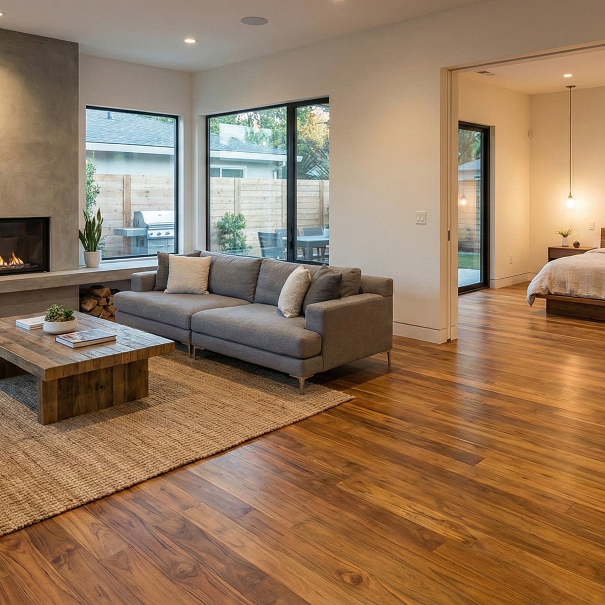 Teak Solid Flooring 0.75″ x 5″ Prefinished Satin, $6.62/sqft - Ipe Depot