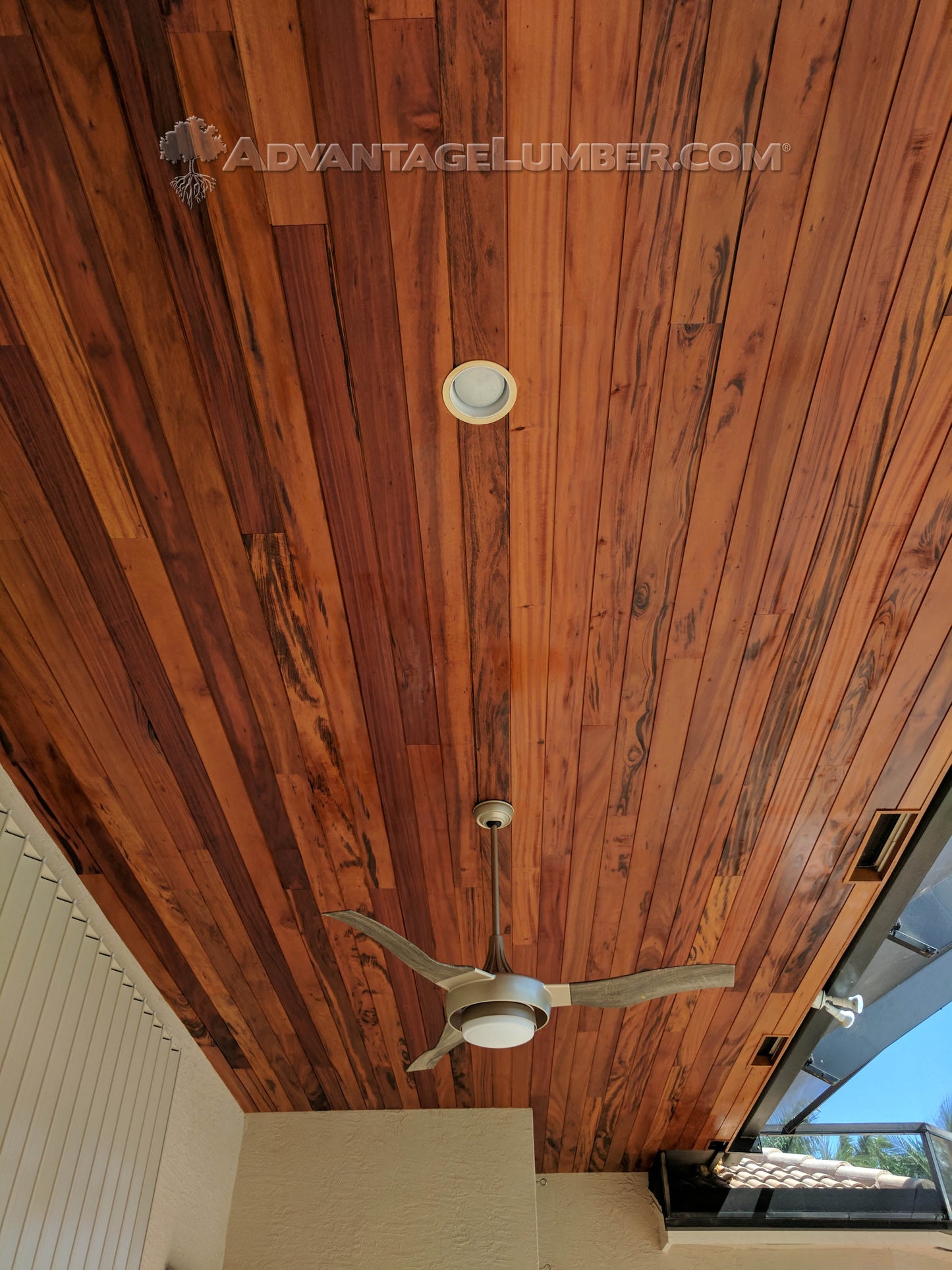 1 x 4 +Plus® Tigerwood V-Groove Ceiling  (21mm x 4)