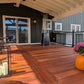 5/4 x 4 Tigerwood Wood One Sided Pre-Grooved Decking