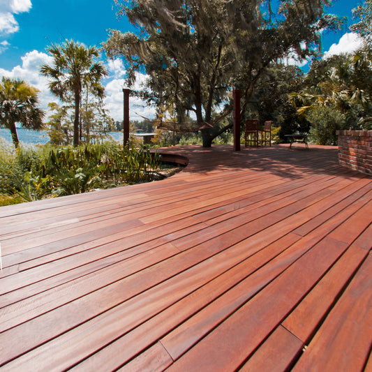 1 x 4 Tigerwood Pre-Grooved Decking