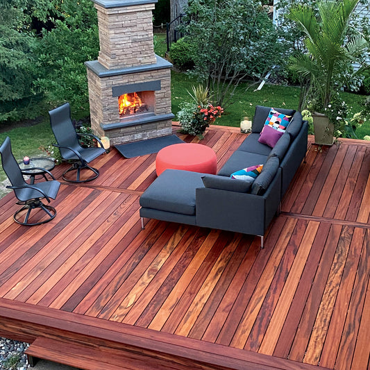 5/4 x 6 Tigerwood Wood Decking