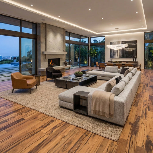 Tigerwood (Goncalo Alves, Muiracatiara, Brazilian Koa) Solid Flooring 0.75″ x 5″ Unfinished, $6.79/sqft - Ipe Depot