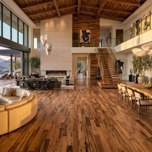 Tigerwood (Goncalo Alves, Muiracatiara, Brazilian Koa) Solid Flooring 0.75″ x 4″ Unfinished, $5.67/sqft - Ipe Depot